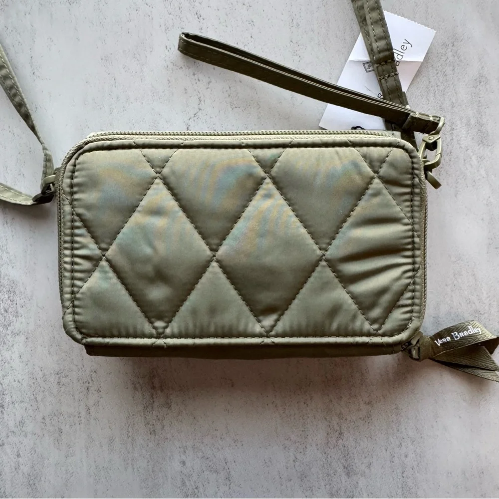 NWT Vera Bradley Quilted Crossbody Bag Wristlet Wallet - Picture 6 of 9